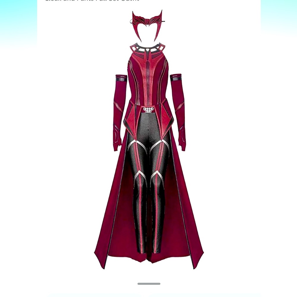 Scarlett Witch Costume Female Wanda Maximoff Cosplay Costume Scarlet Witch